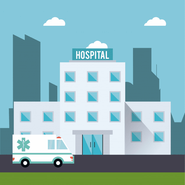 Clinic and hospital